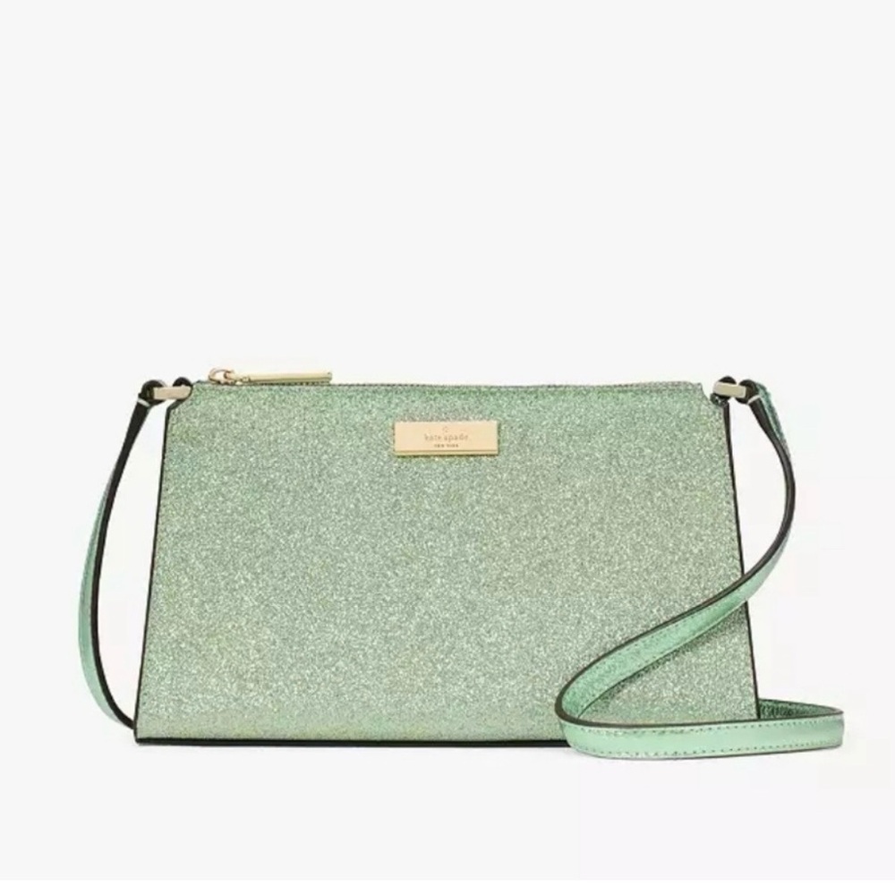 Kate Spade Sparkling Mint Crossbody Bag